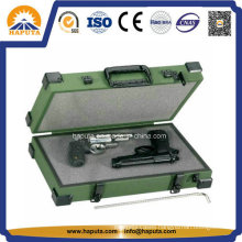 Aluminum Double Pistol Weapon Case with Metal Corners